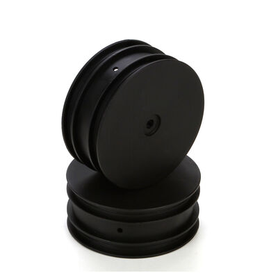 Front Wheel, Black (2): 1/10 2WD Boost Front Wheel, Black (2): 1/10 2WD Boost