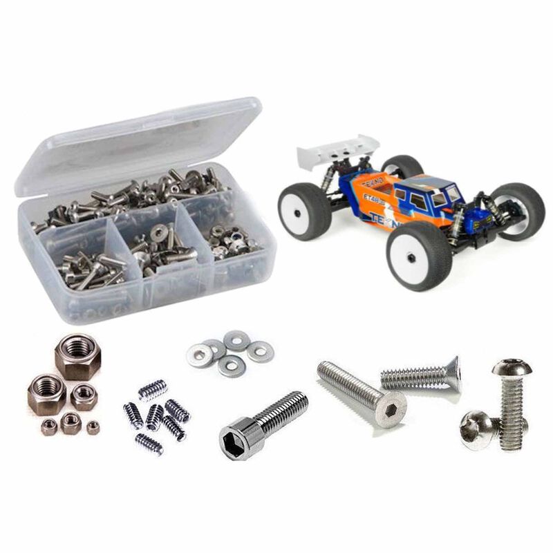 Stainless Steel Screw Kit, 1/8 Tekno ET48 2.2