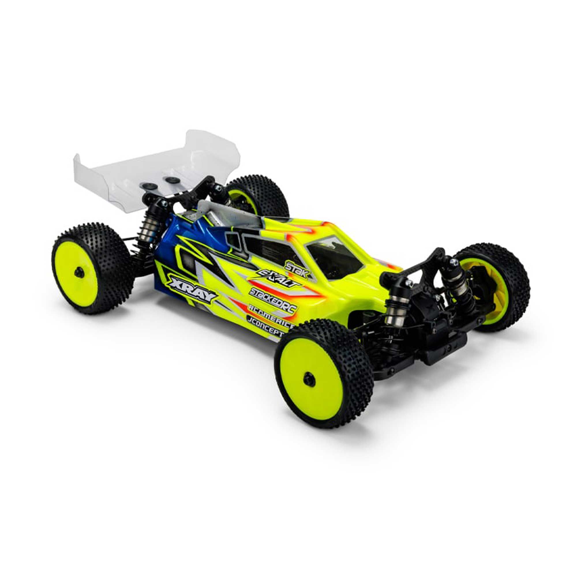 XRAY XB4 2024 ダート仕様　未塗装ボディ付き JConcepts, Inc. 1/10 P2 2024 XRAY XB4 Polycarbonate Body w/ Carpet