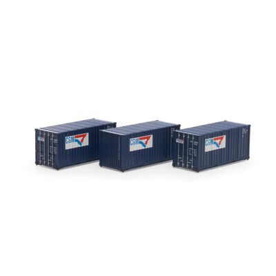 HO RTR 20' Corrugated Container, CGTU #2 (3) HO RTR 20' Corrugated Container, CGTU #2 (3)