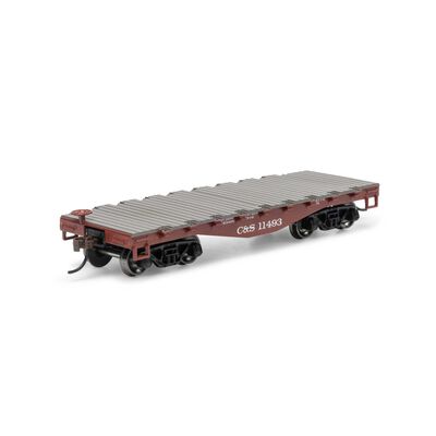 HO 30' Old Time Flat Car, CS #11493 HO 30' Old Time Flat Car, CS #11493