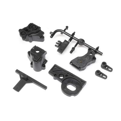 Motor Mount, Trans Case & Linkage: 1/10 SCX10 PRO Motor Mount, Trans Case & Linkage: 1/10 SCX10 PRO