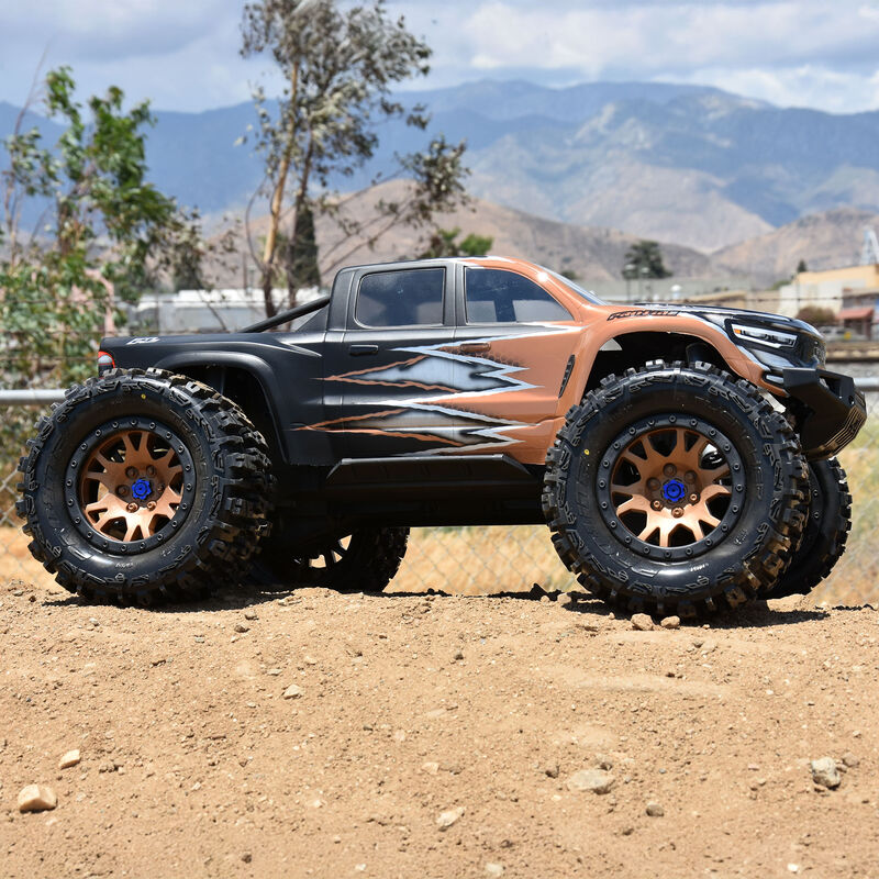 Limited Edition Trencher Pro-Loc F/R Mounted 24mm Bronze/Black Impulse (2): X-MAXX