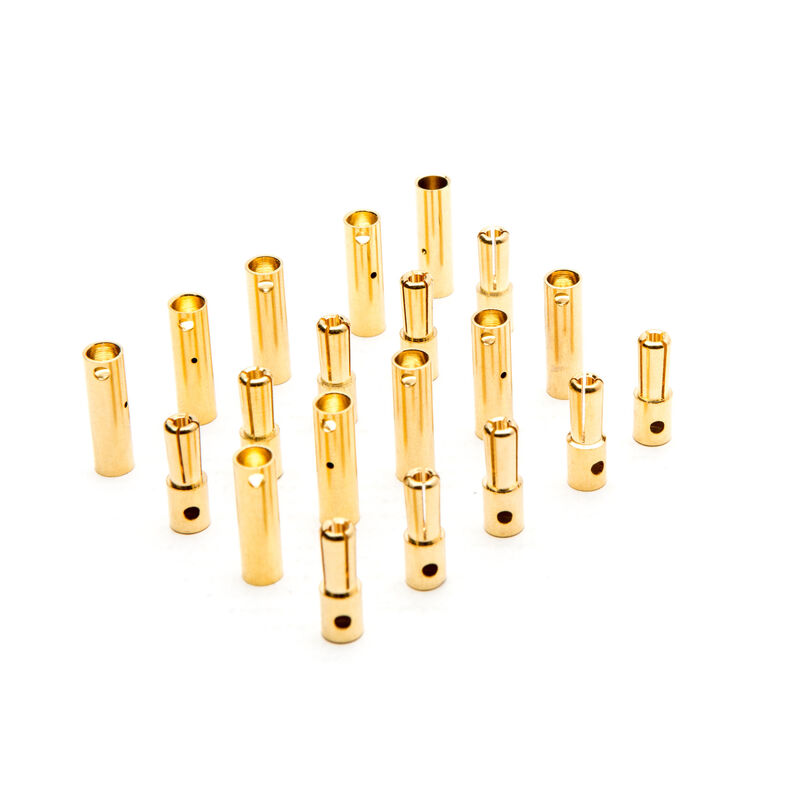 Connector: Gold Bullet Set, 4mm (10)
