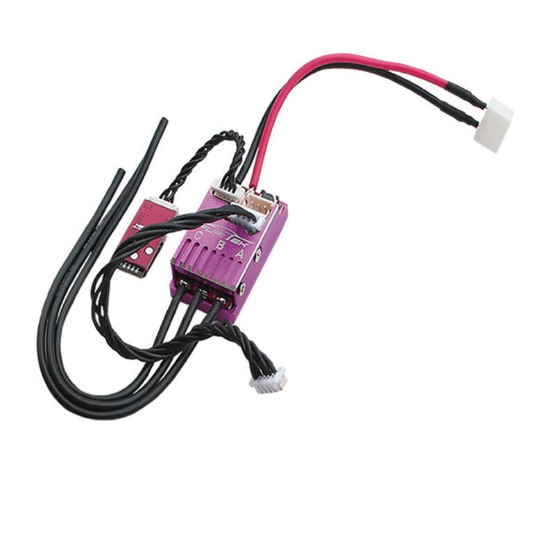Cyclos 2S Lipo 20A/40A Brushless Sensored ESC: Drift/race and Bluetooth (with Aluminum Purple Case )