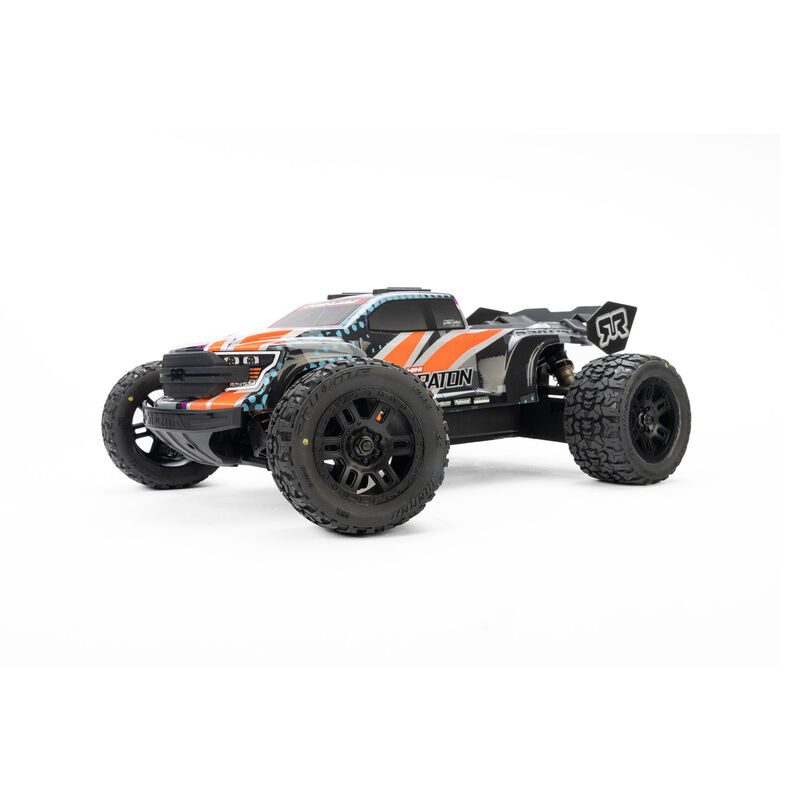 Jaeger Front/Rear MT Tires MTD 12mm Black Split Six (2): ARRMA MINI KRATON