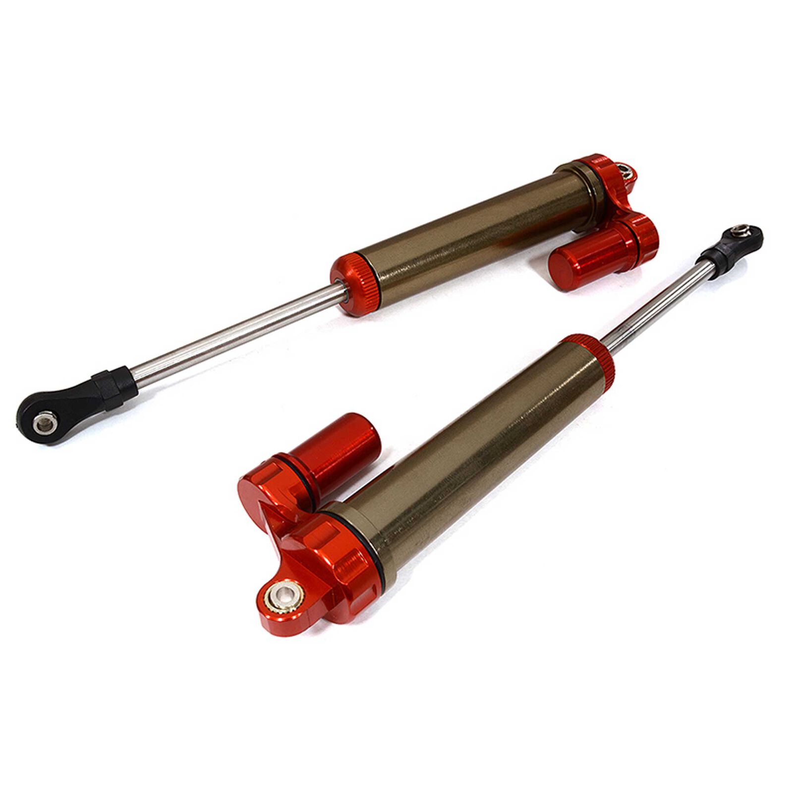 160mm Front Shock Set: Traxxas UDR, Red (2)