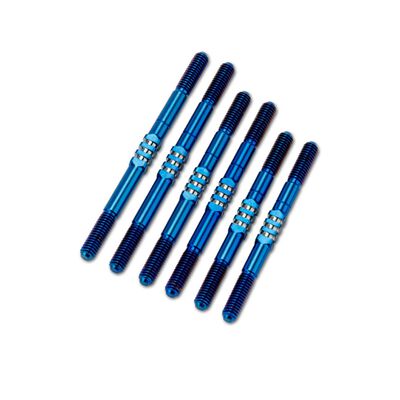 XRAY XB4 2024 Fin Titanium Turnbuckle Set, Burnt Blue (6) XRAY XB4 2024 Fin Titanium Turnbuckle Set, Burnt Blue (6)