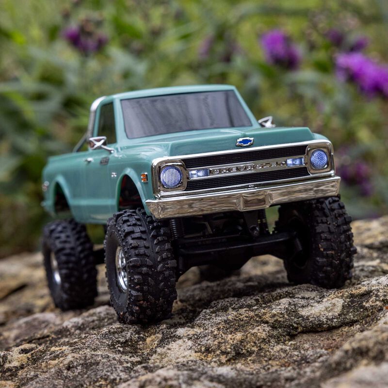 Axial 1/30 SCX30 ½¦º¸·¹ K10 4X4 RTR ºê·¯½Ãµå ¶ô Å©·Ñ·¯ (¹èÅ͸® ¹× ÃæÀü±â Æ÷ÇÔ), ³ì»ö