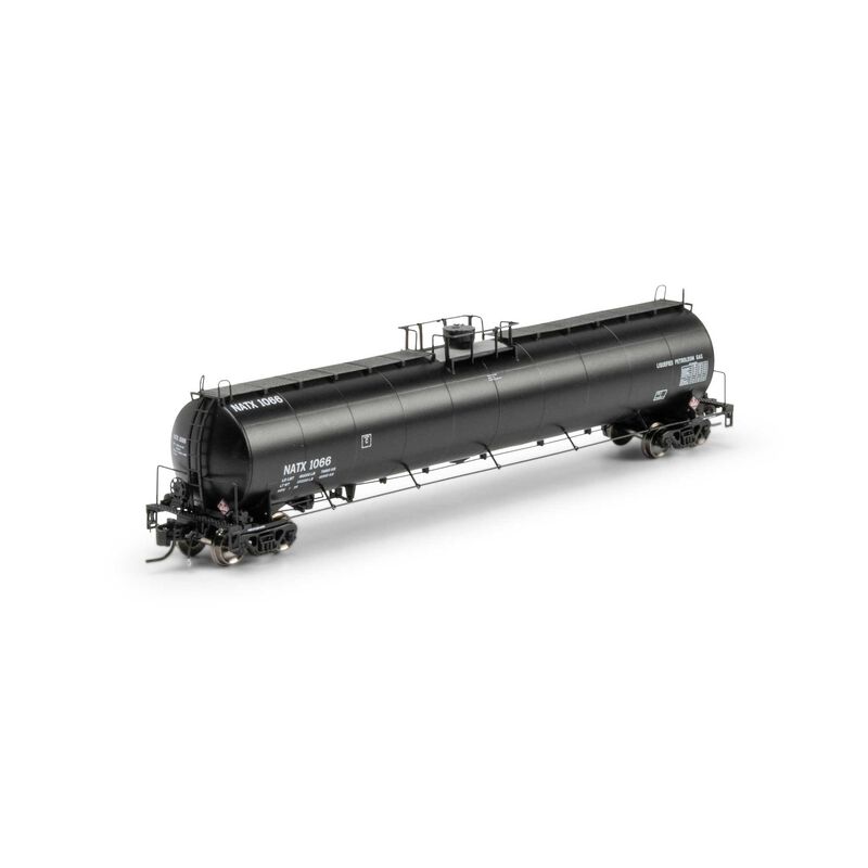 Athearn Genesis N UTC 33K LPG Tank Car- Early, NATX #1066 Athearn Genesis N UTC 33K LPG Tank Car- Early, NATX #1066