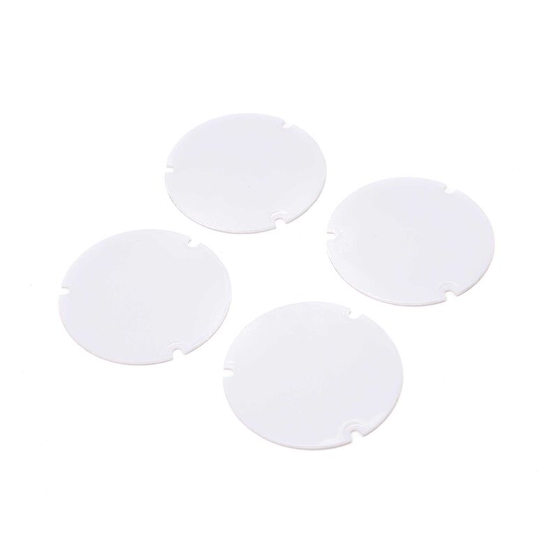 Wheel Cover Set, White: 22S Sprint Wheel Cover Set, White: 22S Sprint