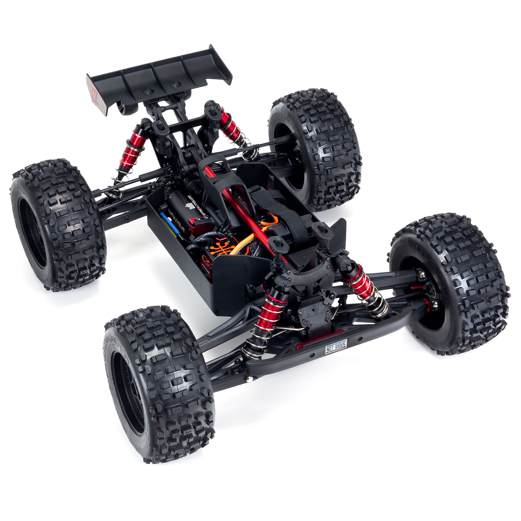 Kit Gabbia Roll Cage Integy C33327BLACK Per Arrma Notorious 6S BLX V5 1/8 Nero - Foto 3
