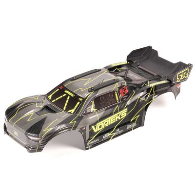1/10 Painted Decaled Trimmed Body Set with Hidden Body Mount, Yellow/Black: VORTEKS 2WD 1/10 Painted Decaled Trimmed Body Set with Hidden Body Mount, Yellow/Black: VORTEKS 2WD