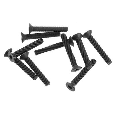 Hex Socket Flat Head M3x20mm, Black (10) Hex Socket Flat Head M3x20mm, Black (10)