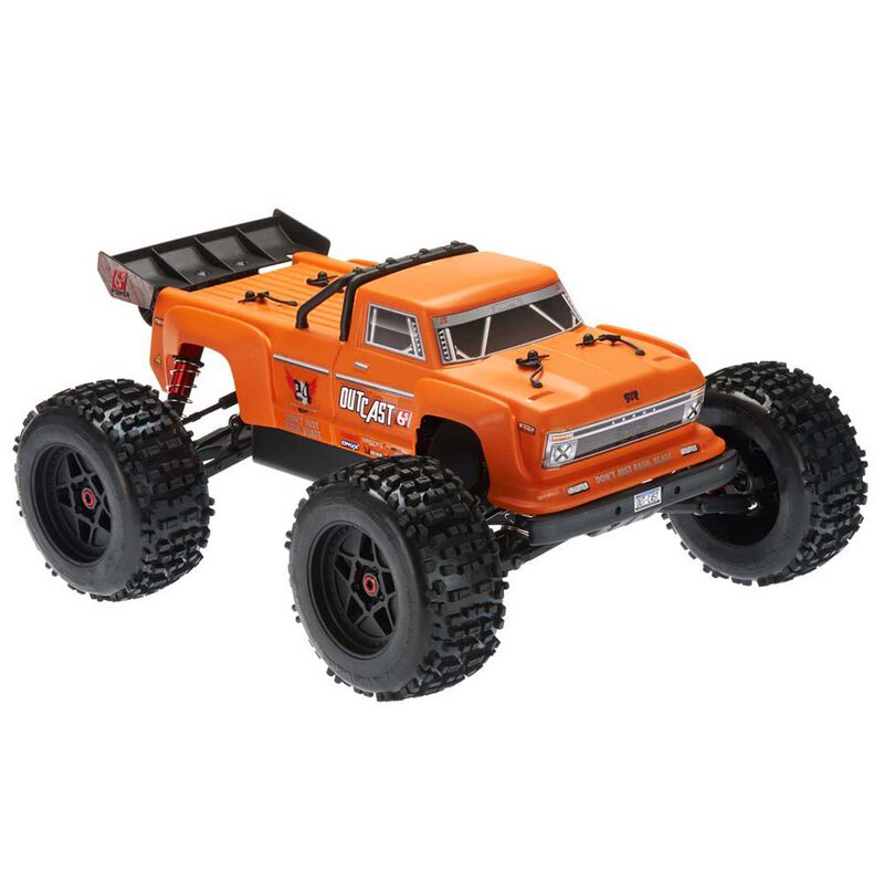 1/8 OUTCAST 6S BLX 4WD Brushless Truck RTR, Orange