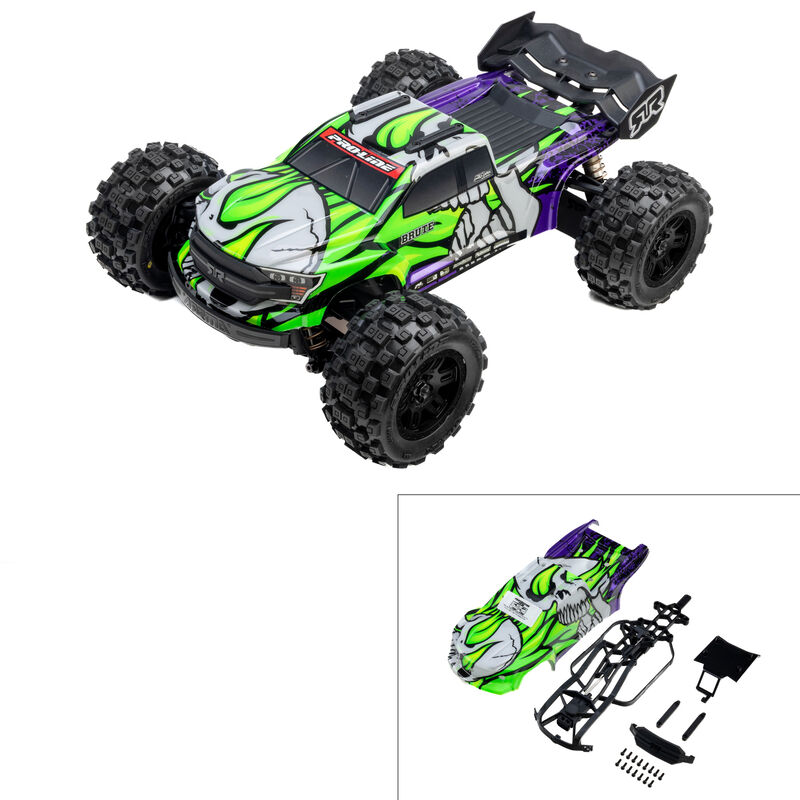 1/16 Limited Edition Pre-Cut/Pre-Painted Brute Body Ghostfire with Clipless System: ARRMA MINI KRATON