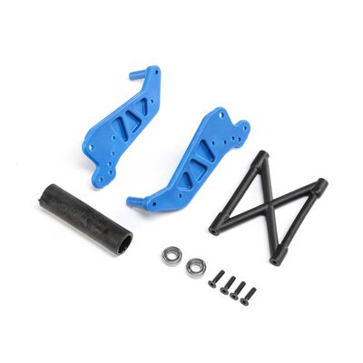 Wheelie Bar Set, Blue: LMT Wheelie Bar Set, Blue: LMT