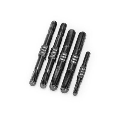 Fin Titanium Turnbuckle Set: RC8B4.1, Stealth Black Fin Titanium Turnbuckle Set: RC8B4.1, Stealth Black