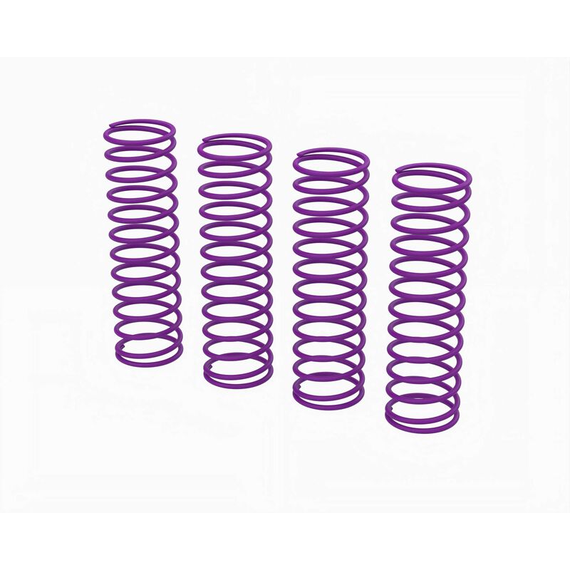 Shock Spring Set E, 0.50N/mm, Purple (4): GROM