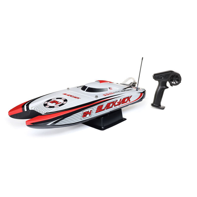 �˾���ũ PRB08049T2 [PROBOAT] Blackjack 24 V2 Catamaran Brushless: RTR, Vegas Offshore 18