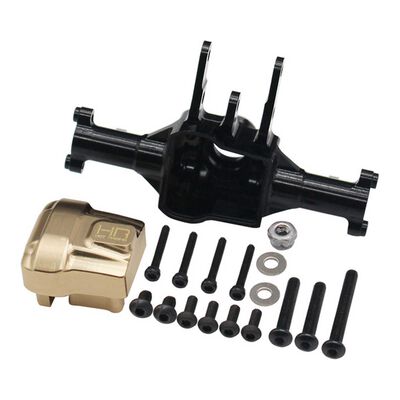 Front Aluminum Axle Brass Cover: Traxxas TRX4-M Front Aluminum Axle Brass Cover: Traxxas TRX4-M