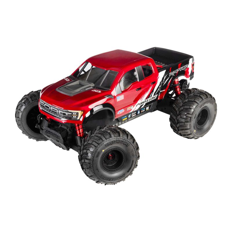 Pro-Line Racing 1/8 Pre-Cut 2022 Ford Raptor Clear Body: ARRMA QUAKE 4S