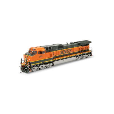HO GE Dash 9-44CW Locomotive with DCC & Sound, BNSF Heritage I #999 HO GE Dash 9-44CW Locomotive with DCC & Sound, BNSF Heritage I #999