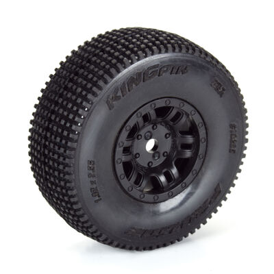 1/16 King Pin Front/Rear Tires MTD 12mm Black Split Six (4): MOJAVE GROM 1/16 King Pin Front/Rear Tires MTD 12mm Black Split Six (4): MOJAVE GROM
