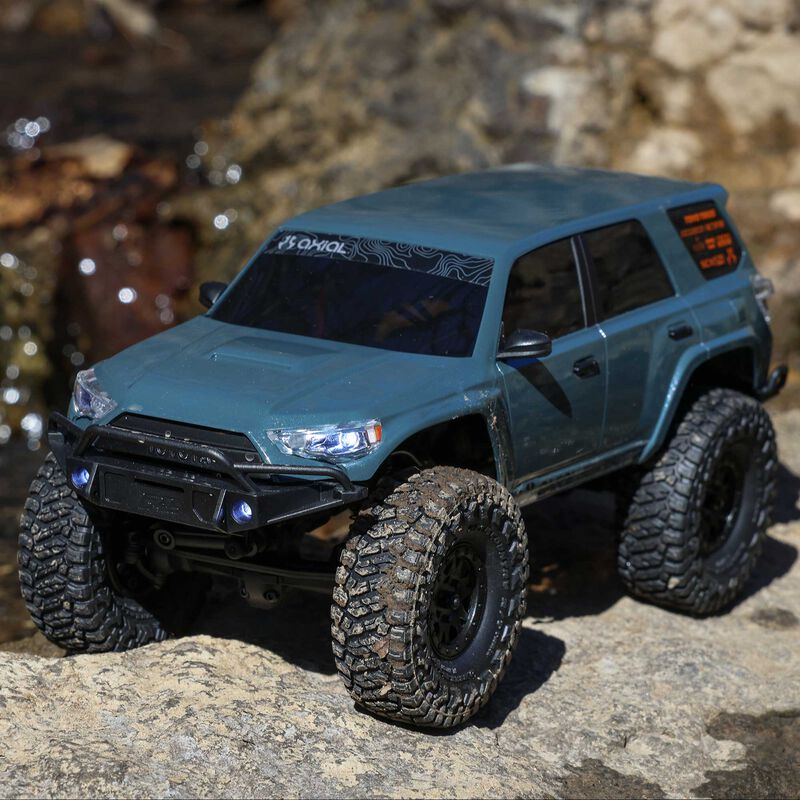 Axial 1/24 SCX24 ���Ÿ 4Runner 4X4 RTR �귯�õ� �� ũ�ѷ� (���͸� �� ������ ����), ȸ��