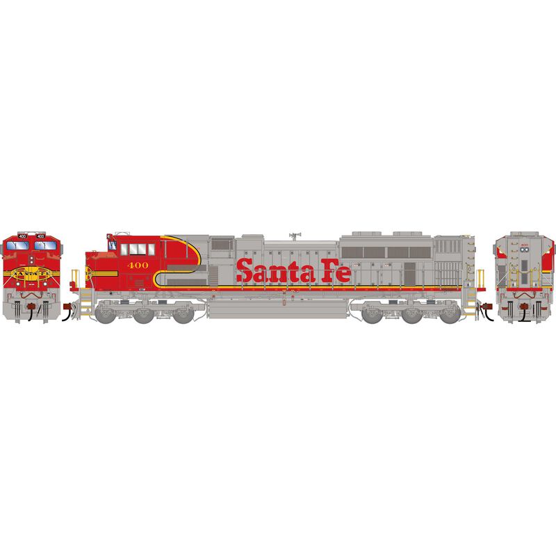 HO GEN SD70ACE Locomotive w/DCC & Sound, Legendary Liveries ATSF #400