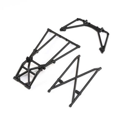 Rear Cage and Hoop Bars, Black: LMT Rear Cage and Hoop Bars, Black: LMT