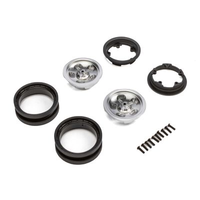 1.9 Retro Slot Beadlock Wheels, Satin (2) 1.9 Retro Slot Beadlock Wheels, Satin (2)