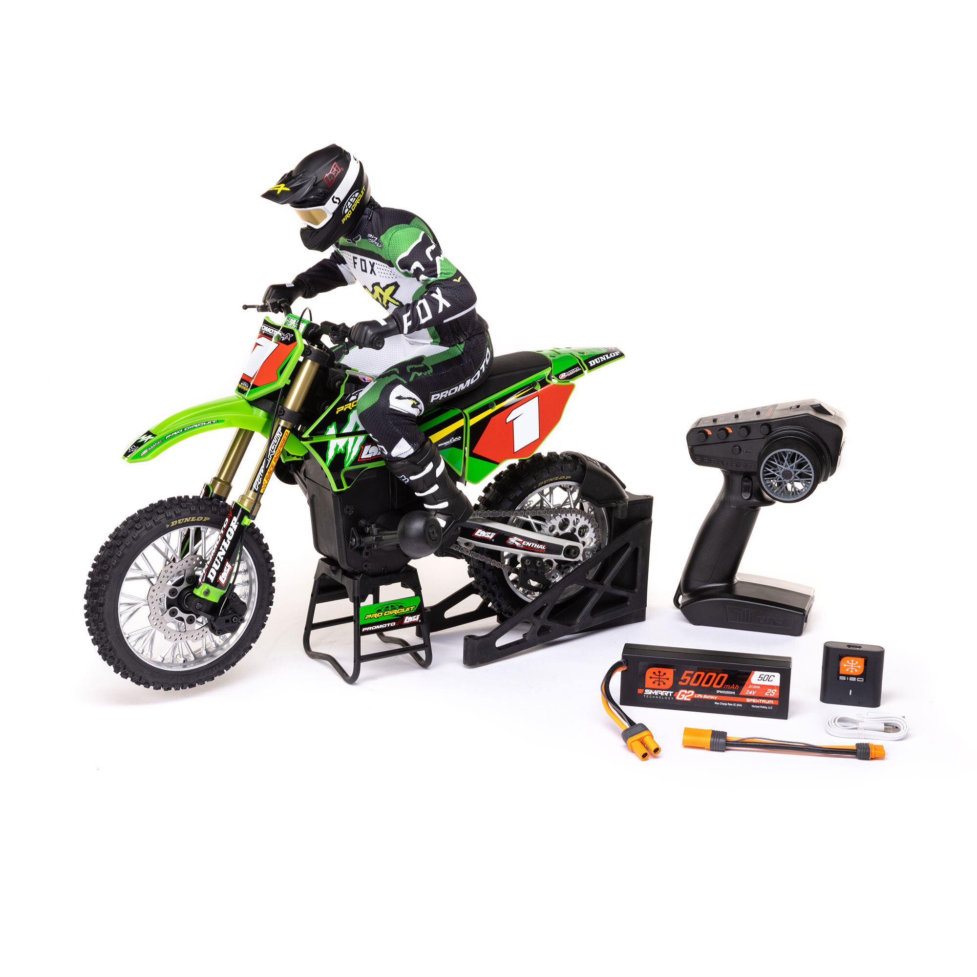 Losi 1/4 Promoto-MX Pro Circuit 2S RTR Brushless Motorcycle