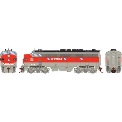 HO F3A Locomotive with DCC & Sound, Monon #82-A HO F3A Locomotive with DCC & Sound, Monon #82-A
