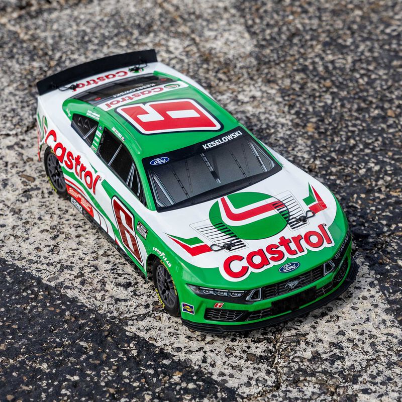 Losi 1/12 NASCAR RC Race Car Brad Keselowski No. 6 2026 Castrol Ford Mustang 2S AWD RTR Brushed On-Road (Battery & Charger Included)
