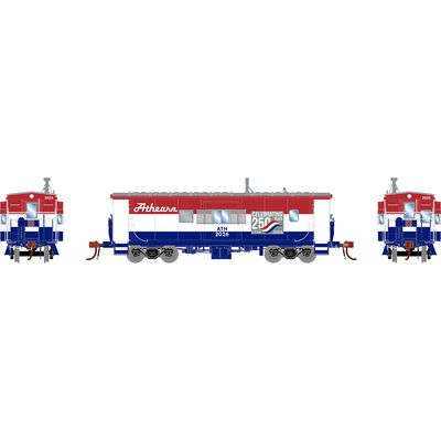 HO GEN ICC Bay Window Caboose w/Lights & Sound, ATH 'USA 250th Anniversary' #2026 HO GEN ICC Bay Window Caboose w/Lights & Sound, ATH 'USA 250th Anniversary' #2026