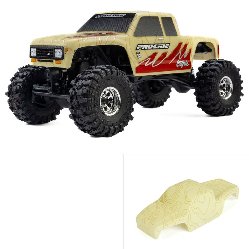1/30 Limited Edition Pre-Cut/Pre-Painted Coyote High Performance Tan Topo Body: Axial SCX30