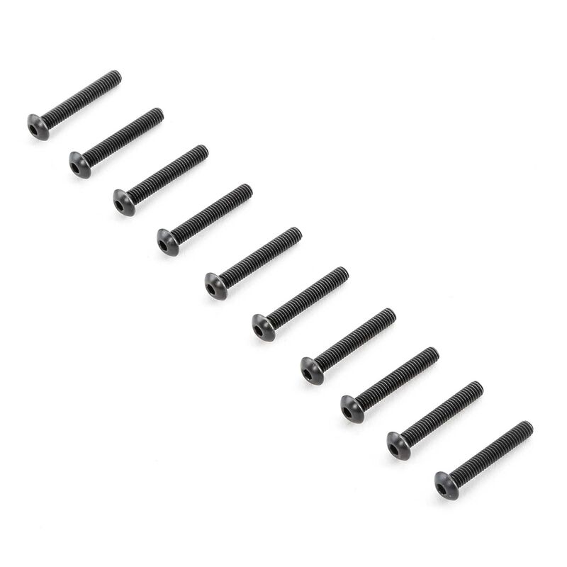 Button Head Screws, M4 x 25mm STL (10)