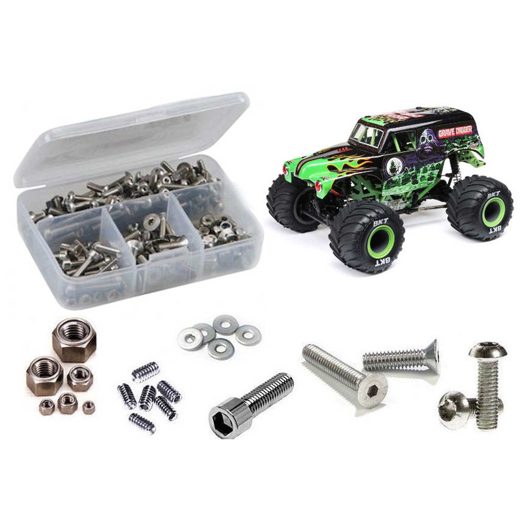 RC Screwz Team Losi 1/18 Mini LMT 4X4 (#LOS01026) Stainless Steel
