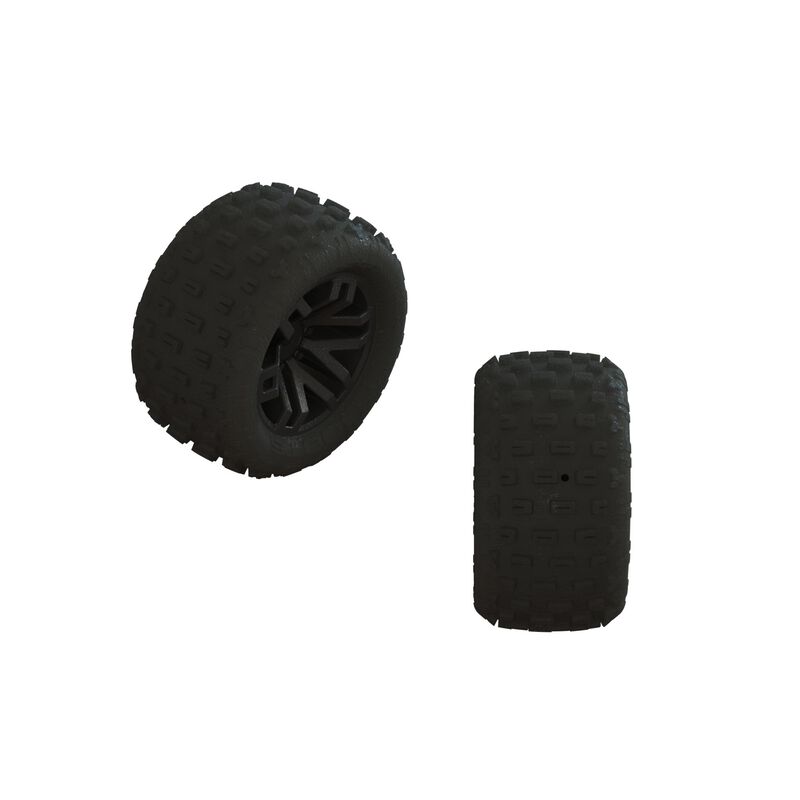 dBoots 'FORTRESS' Tire Set Glued (Black) (2 Pairs) dBoots 'FORTRESS' Tire Set Glued (Black) (2 Pairs)