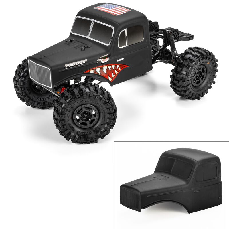 Pro-Line Racing 1/10 Limited Edition Pre-Cut/Pre-Painted Comp Wagon Cab-Only Body, Matte Black Pro-Line Racing 1/10 Limited Edition Pre-Cut/Pre-Painted Comp Wagon Cab-Only Body, Matte Black