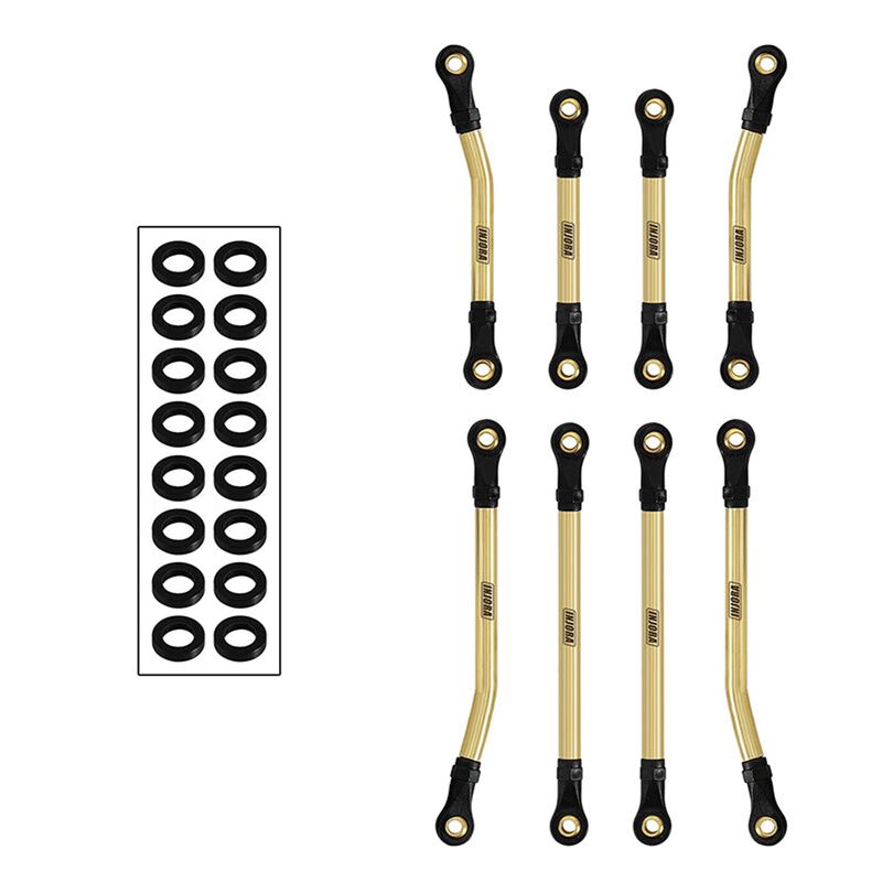 INJORA Brass High Clearance Link Set, 1/18 Traxxas TRX-4M Bronco/ Defender