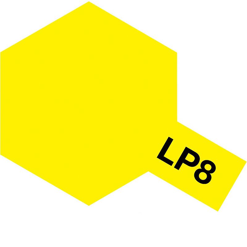 Tamiya Lacquer Paint, LP-8 Pure Yellow, 10 mL