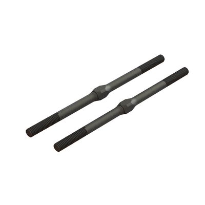 Steel Turnbuckle, M5 x 85mm Black (2) Steel Turnbuckle, M5 x 85mm Black (2)