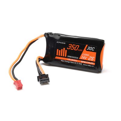 7.4V 350mAh 2S LiPo Battery: SCX24 PH 2.0 7.4V 350mAh 2S LiPo Battery: SCX24 PH 2.0