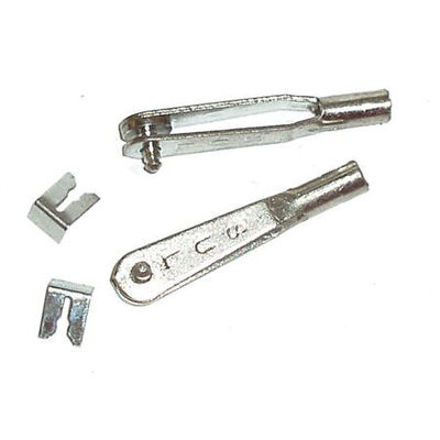 Gold-N-Clevises, 2mm (2) Gold-N-Clevises, 2mm (2)