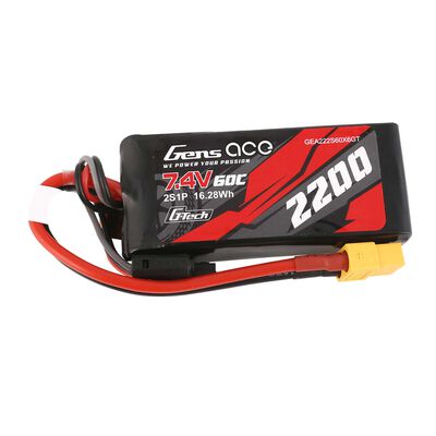 7.4V 2200mAh 2S 60C G-tech Smart Lipo Battery: XT60 7.4V 2200mAh 2S 60C G-tech Smart Lipo Battery: XT60
