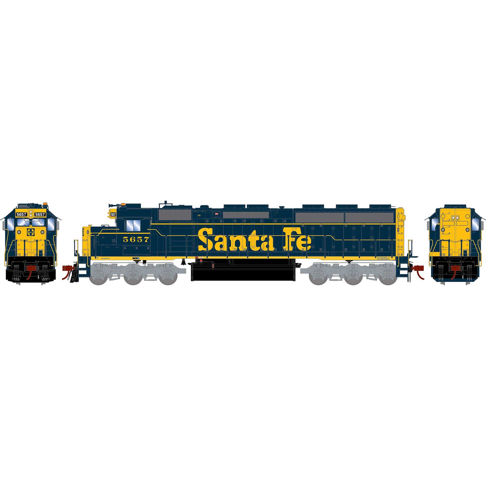 HO SD45-2 with DCC & Sound, SF #5657