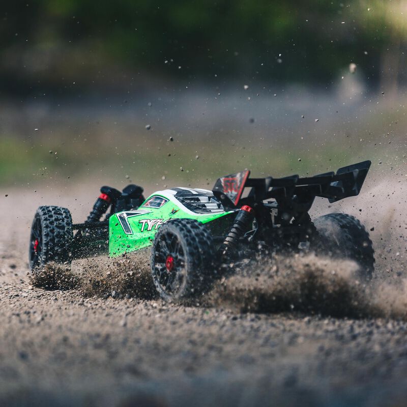 1/8 TYPHON MEGA 550 Brushed 4WD Speed Buggy RTR International, Green