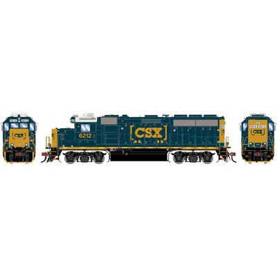 HO GP40-2 Locomotive, CSXT 'Boxcar Logo' #6212 HO GP40-2 Locomotive, CSXT 'Boxcar Logo' #6212